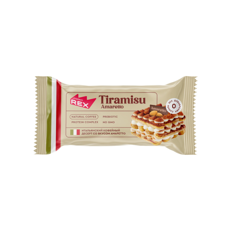 ProteinRex Пирожное - Тирамису со вкусом Амаретто