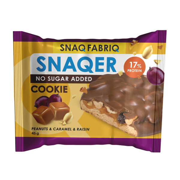 Snaq Fabriq Snaqer печенье - Арахис, изюм и карамель