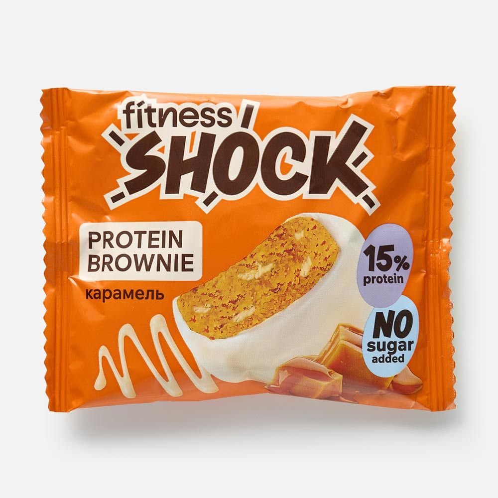 FitnesShock Брауни - Карамель